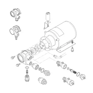 Faema Enova - Motor and pump