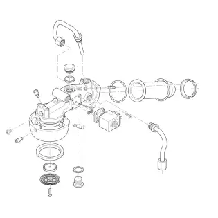 La Cimbali M24 espresso machine parts brewing group