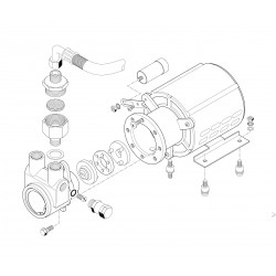La Cimbali M39 - Motor and pump