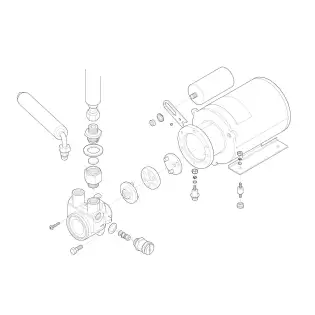 Faema Emblema Omformning - Motor och pump