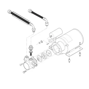 Faema Teorema - Moteur et pompe