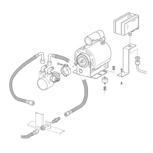 Grimac Zola I espresso machine parts motor and pump