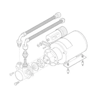 La Cimbali M34 del av espresso maskin motor og pumpe