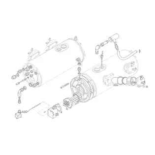 La Cimbali M100-DT espresso machine parts boiler