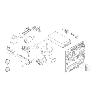 La Cimbali M100-DT espresso machine parts electrics