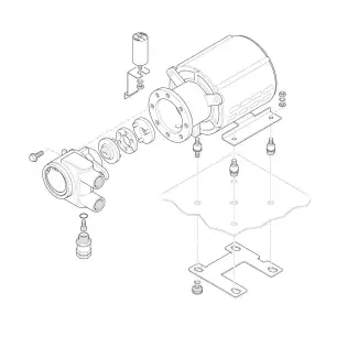 La Cimbali M27 2008 espresso machine motor en pomp