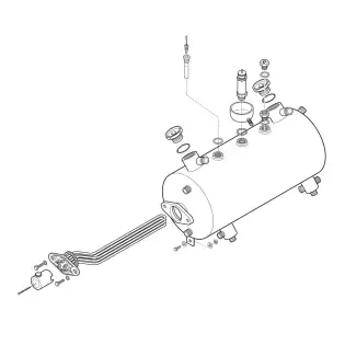 Elektra Modern espresso machine parts boiler